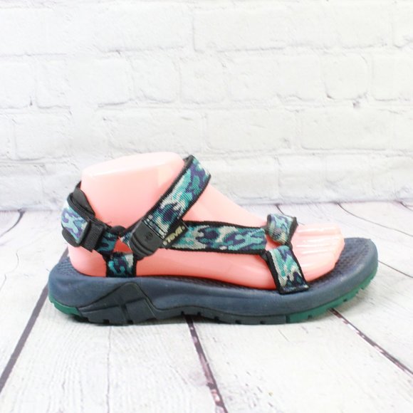 Teva Shoes - TEVA Blue Nylon Camo Water Sandals Hiking Shoes Size 8